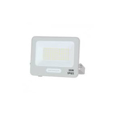 LED Προβολέας  50W White Body IP65  SMD 4500K