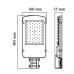 Led Φωτιστικό δρόμου 50watt IP65 6000K