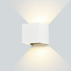 Led Επιτοίχιο Φωτιστικό Λευκό τετράγωνο 12W Θερμό Λευκό Led Επιτοίχιο Φωτιστικό Λευκό τετράγωνο 12W Θερμό Λευκό