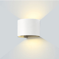Led Επιτοίχιο Φωτιστικό Λευκό Στρογγυλό 6W Θερμό Λευκό Led Επιτοίχιο Φωτιστικό Λευκό Στρογγυλό 6W Θερμό Λευκό