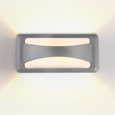 Led Επιτοίχιο Φωτιστικό Γκρί IP65 12W Θερμό Λευκό Led Επιτοίχιο Φωτιστικό Γκρί IP65 12W Θερμό Λευκό