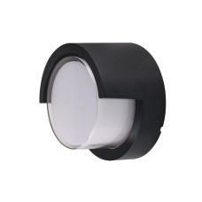 Led Επιτοίχιο Φωτιστικό Στρογγυλό Μάυρο 15W Θερμό Λευκό Led Επιτοίχιο Φωτιστικό Στρογγυλό Μάυρο 15W Θερμό Λευκό