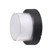 Led Επιτοίχιο Φωτιστικό Μάυρο Στρογγυλό 15W Θερμό Λευκό Led Επιτοίχιο Φωτιστικό Μάυρο Στρογγυλό 15W Θερμό Λευκό