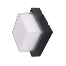 Led Επιτοίχιο Φωτιστικό Μάυρο Square 15W Θερμό Λευκό Led Επιτοίχιο Φωτιστικό Μάυρο Square 15W Θερμό Λευκό