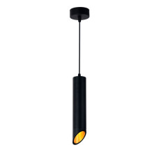 Κρεμαστή Βάση Μάυρη Body Gold Inner Range GU10, MR16 Fitting 300mm Κρεμαστή Βάση Μάυρη Body Gold Inner Range GU10, MR16 Fitting 300mm