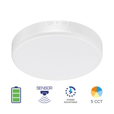 Πλαφονιέρα οροφής  5in1 20W με αισθητήρα κίνησης + Φωτιστικό ασφαλείας Πλαφονιέρα οροφής  5in1 20W με αισθητήρα κίνησης + Φωτιστικό ασφαλείας