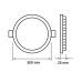 LED οροφής PL 24W ψυχρό λευκό OPTONICA  LED οροφής PL 24W ψυχρό λευκό OPTONICA