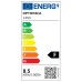 ΛΑΜΠΤΗΡΑΣ LED G45 E14 8,5W ψυχρού Φωτισμού 6000κ