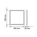LED PANEL  24W ΦΥΣΙΚΟΥ ΦΩΤΙΣΜΟΎ ΤΕΤΡΑΓΩΝΟ OPTONICA  LED PANEL  24W ΦΥΣΙΚΟΥ ΦΩΤΙΣΜΟΎ ΤΕΤΡΑΓΩΝΟ OPTONICA