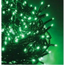 100 Λαμπάκια LED Πράσινο ,Πράσινο Καλώδιο Ρεύματος, Με Πρόγραμμα