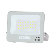 LED Προβολέας  50W White Body IP65  SMD 6000K