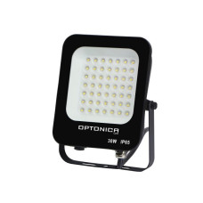 LED Προβολέας  30W Black Body IP65  SMD6000K